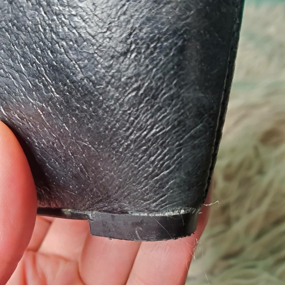 STEVE MADDEN leather wedge pumps - Picture 3 of 5